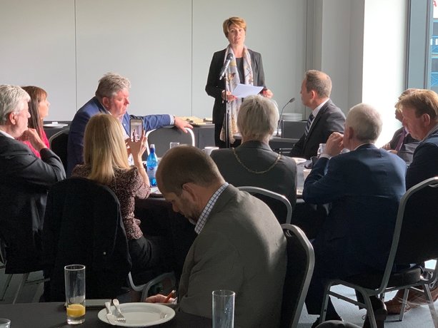 MP Emma Hardy speaks passionately on Hull & Humber issues at Chamber Expo 2019