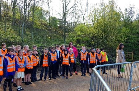 Hobson & Porter engages with school pupils as construction work hits halfway milestone
