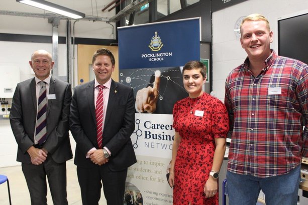 Creative entrepreneurs return to Pocklington School for Careers & Business Network event