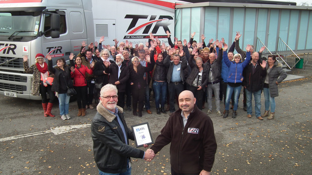 TIR hosts visit from Dutch driver training society