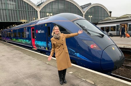 Big welcome as first of Hull Trains' new £60m Paragon fleet arrives in city