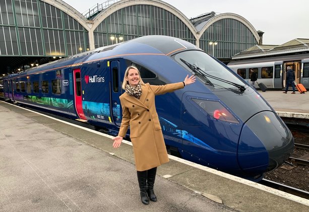 Big welcome as first of Hull Trains' new £60m Paragon fleet arrives in city