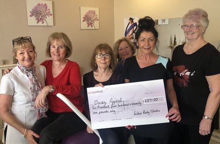 Inches and pounds add up to a weighty contribution to Daisy Appeal