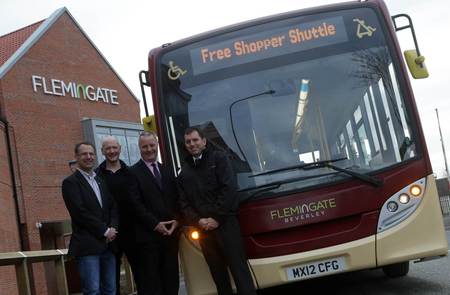 Flemingate's shuttle bus makes history