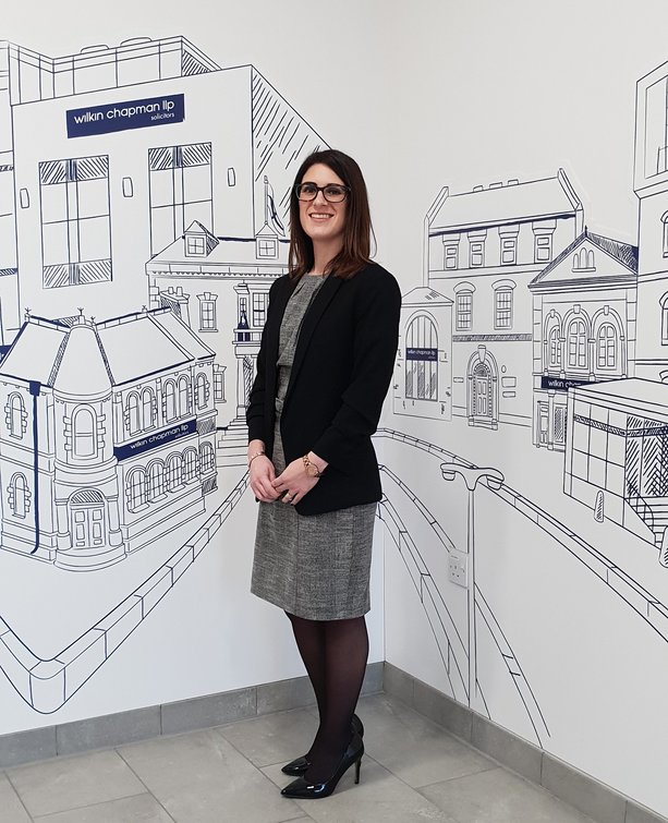 New team leader Stacey is delighted to step up the career ladder at Wilkin Chapman solicitors