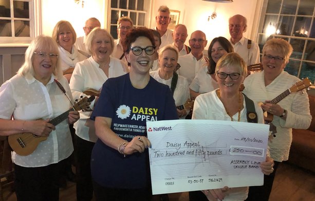 Ukulele ladies – and men – making music to support the Daisy Appeal