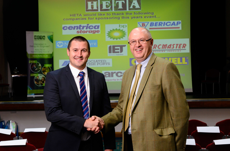 Chris controls the nerves for debut speech to HETA apprentices