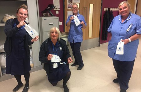 Health service supplier splashes out on water bottles to thank frontline staff
