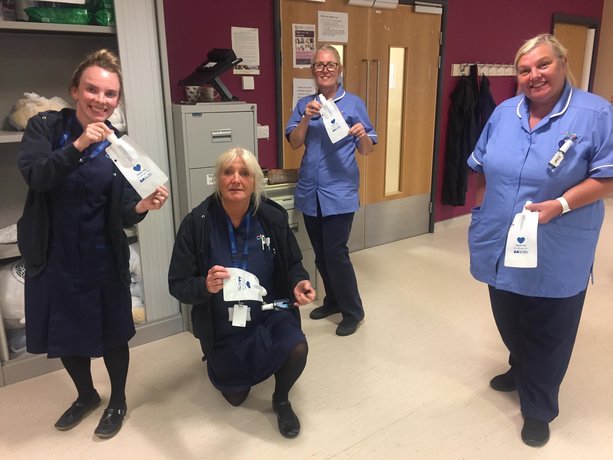 Health service supplier splashes out on water bottles to thank frontline staff