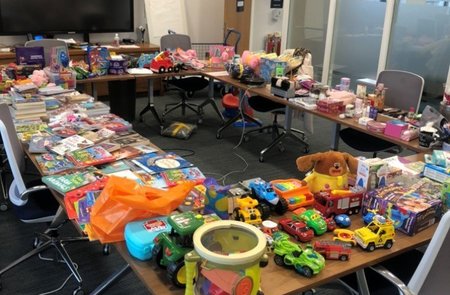 Kind donations to Women’s Aid put smiles on the faces of mums and children