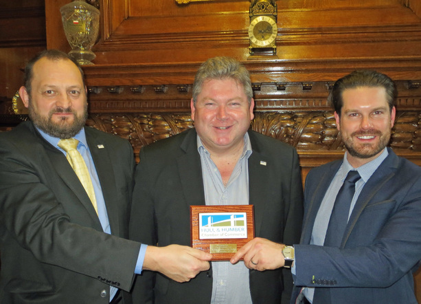 Chamber’s website designer receives Patron’s Plaque