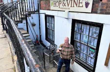 Pint-sized beer garden pulls in the punters during lockdown