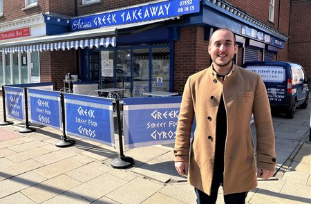 It’s all Greek to Stratos as he steps up from street food to running his own restaurant