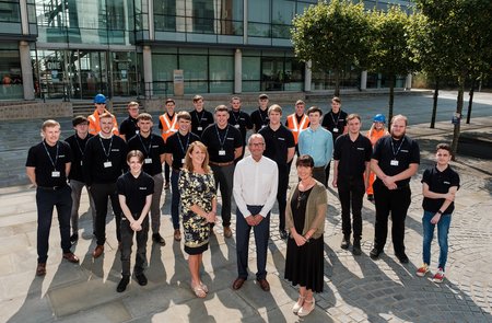 Largest ever intake of Spencer Group apprentices all secure full-time positions