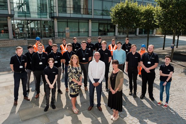 Largest ever intake of Spencer Group apprentices all secure full-time positions