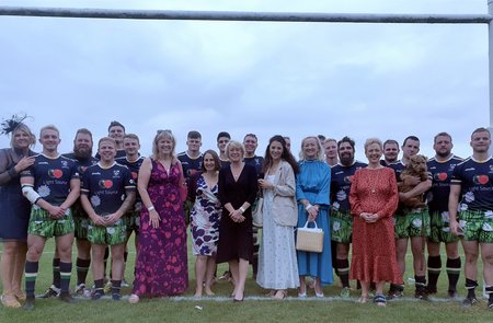 Rugby club ladies’ day helps charity kick on towards fundraising target