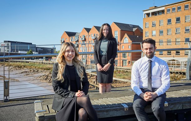 Local trio qualify as solicitors at Rollits