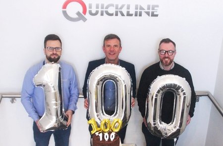 Quickline Doubles Team in 6 Months  