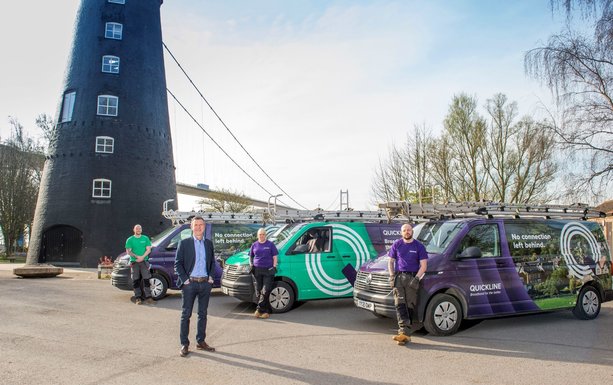 Quickline's new brand identity reflects an ultrafast future for rural communities