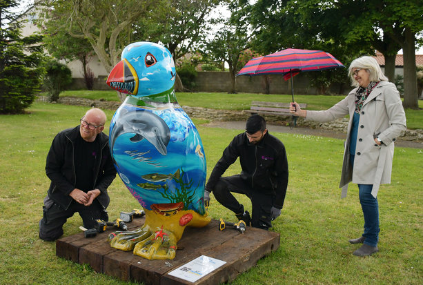 First puffins unveiled as part of East Yorkshire animal sculpture trail