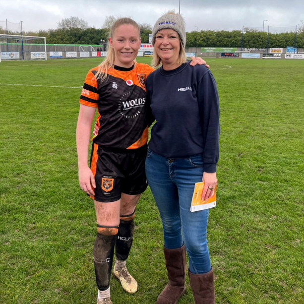 Heald becomes sponsor of Hull City Ladies FC player 