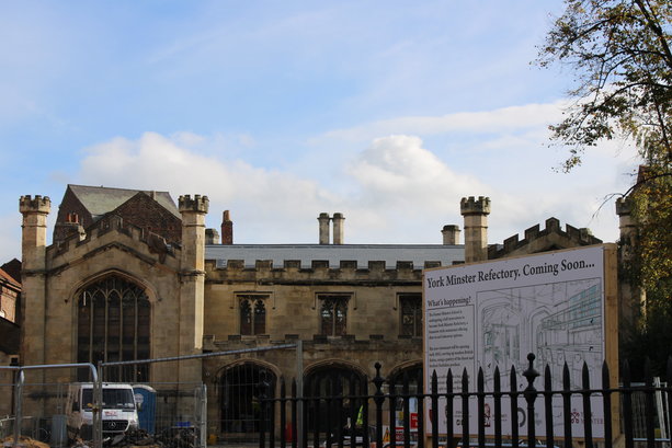 Andrew Jackson Advises on Development of York Minster Refectory Restaurant 