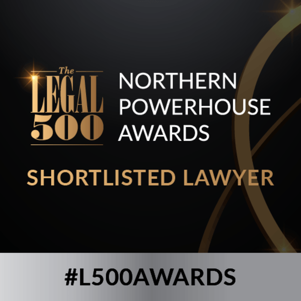 Andrew Jackson Shortlisted for the Legal 500's Northern  Powerhouse Awards 
