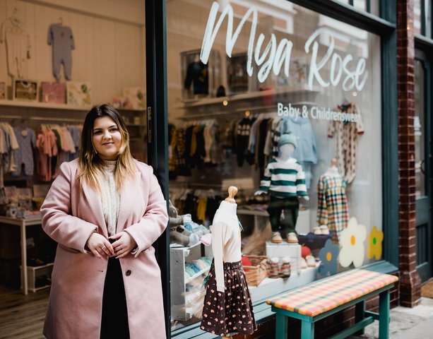 Teenager launches her own business after baby sister helps to highlight gap in the market