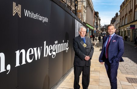 New brand revealed as Burton building showcases exciting future for Whitefriargate
