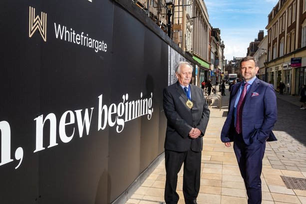 New brand revealed as Burton building showcases exciting future for Whitefriargate