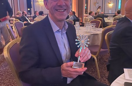 Quickline Communications CEO Sean Royce receives Outstanding Contribution industry award
