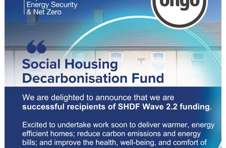 Ongo secures £2.3 million funding for social housing decarbonisation