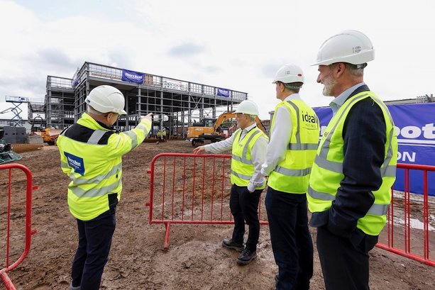 Construction milestone reached as Ideal Heating R&D centre takes shape