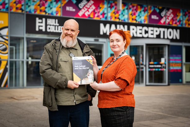 Hull College and The Warren Join Forces to Empower Hull’s Young People