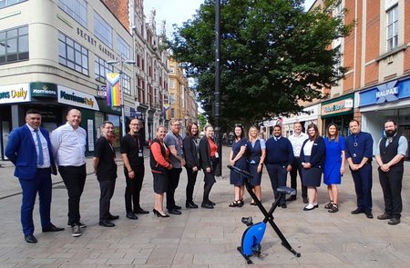 Banking professionals rising to pedal power challenge to  support Dove House Hospice
