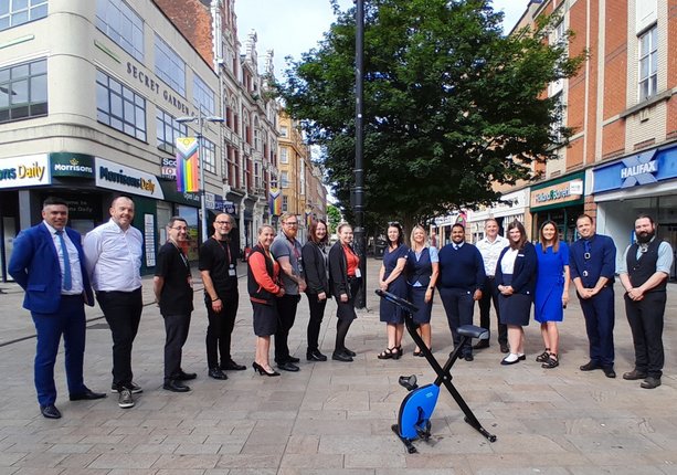 Banking professionals rising to pedal power challenge to support Dove House Hospice