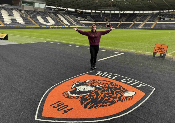 Katie to tell skills and training event how passion for people  helped her achieve career goals at MKM Stadium