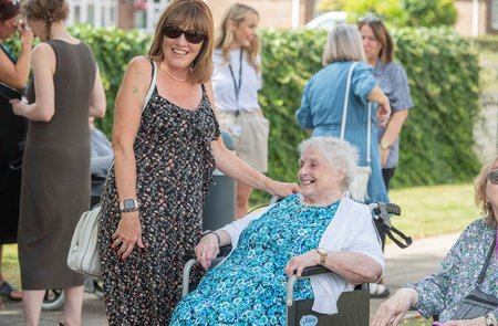 Myos House marks five years with community garden celebration
