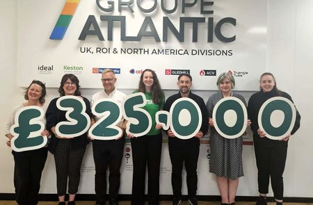 Ideal Heating celebrates £325,000 Macmillan fundraising milestone