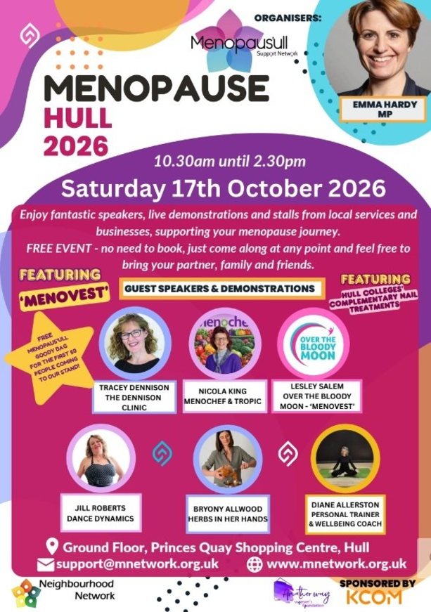 Hull’s Menopause Event Returns to Princes Quay for Fifth Year