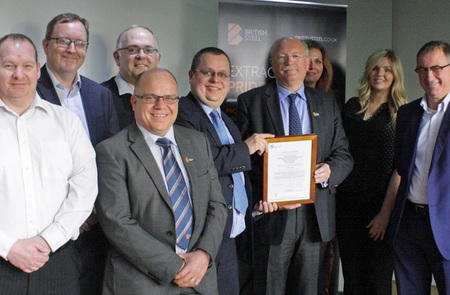 British Steel’s pledge to customers and suppliers endorsed by prestigious quality award