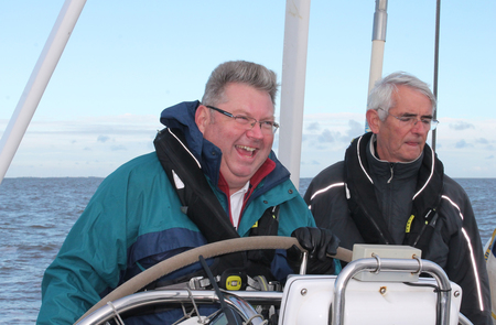 Business leaders and MPs navigate the Energy Estuary to celebrate 10 years of CatZero yacht