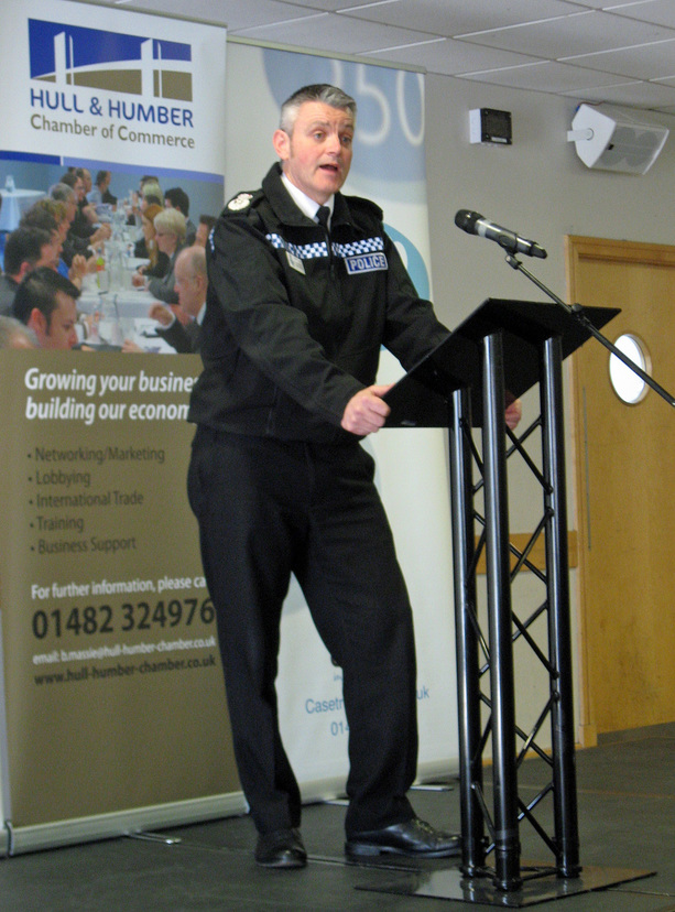 Humberside’s new Chief Constable tells Chamber about growing pace of improvements at his force