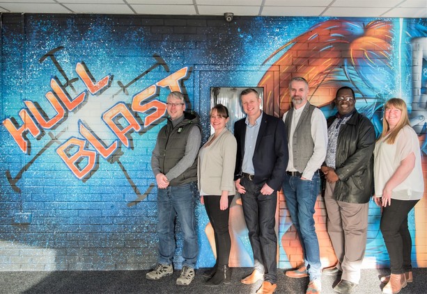 It’s a blast as business team helps to launch Nerf centre