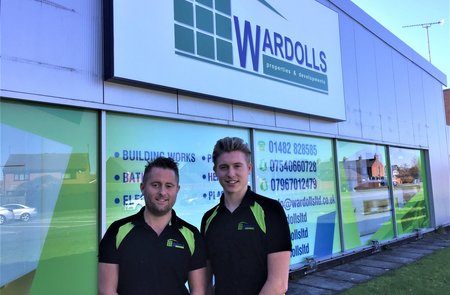 Brothers complete conversion of car showroom to house building firm