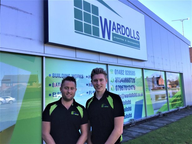 Brothers complete conversion of car showroom to house building firm