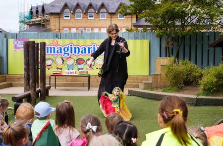 Nursery children celebrate with Beverley Puppet Festival preview