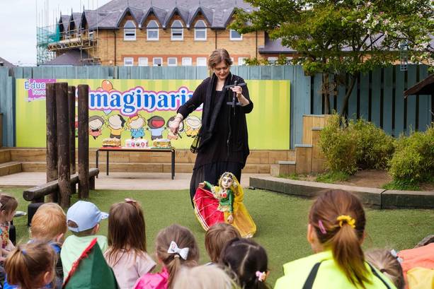 Nursery children celebrate with Beverley Puppet Festival preview
