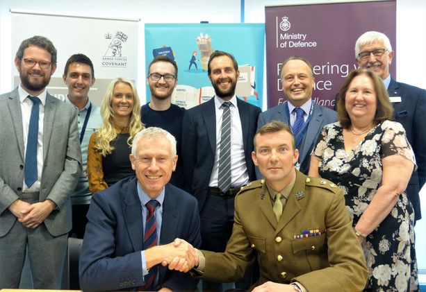 Wilkin Chapman pledges commitment to the Armed Forces community