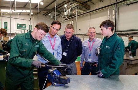 Engineers plan for the future with first visit to £4.5-million training centre